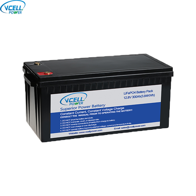Batería recargable LiFePO4 de 12,8 V 300 Ah