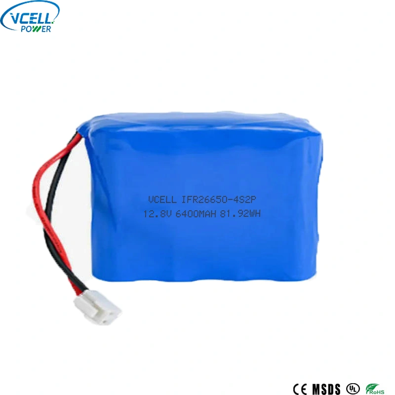 Batería recargable LiFePO4 de 12,8 V 6400 mAh
