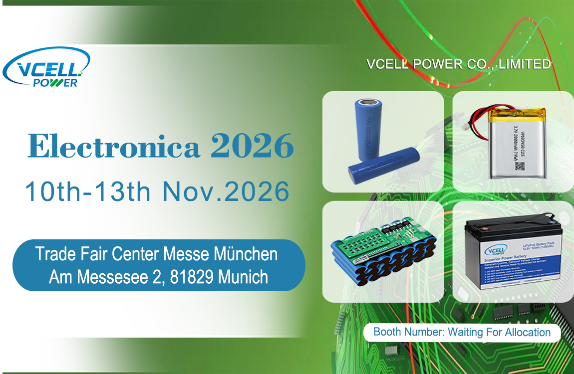 Vcell Power participa en electronica 2026 en Munich