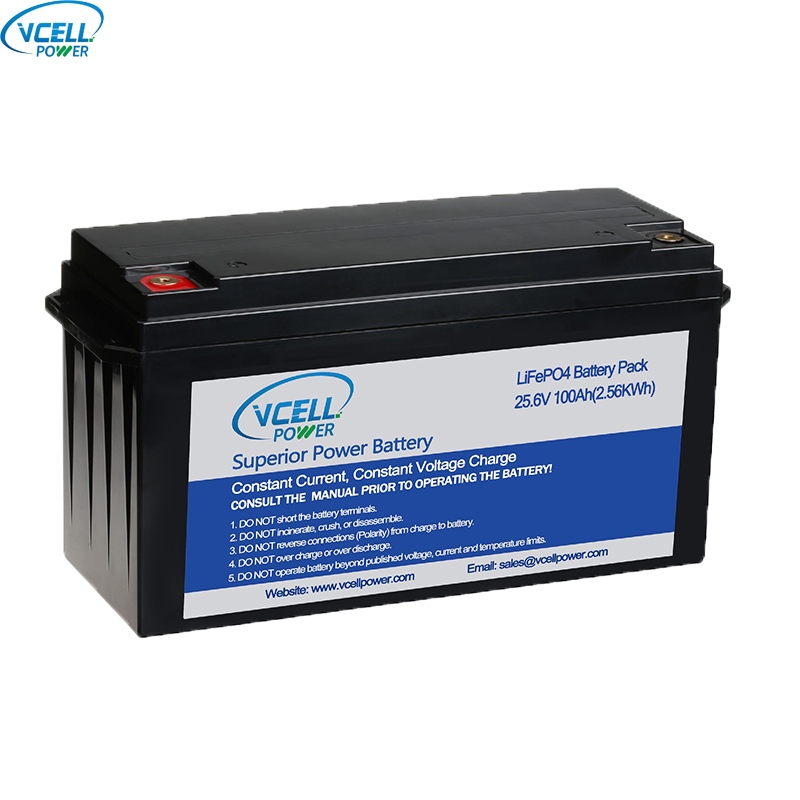 Batería LiFePO4 de ciclo profundo de 24 V y 100 Ah