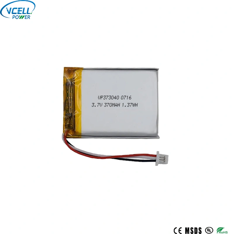 373040 Batería LiPO ultrafina de 3,7 V y 370 mAh